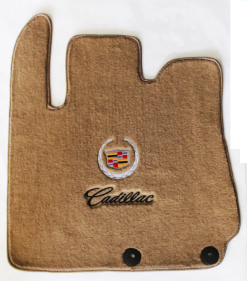 NEW! Tan Floor Mats 2010-2016 Cadillac SRX Official Crest Logo & Script 3pc set — 第 4/4 张图片