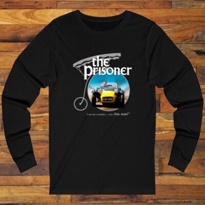 The Prisoner TV Show Men's Black S-3XL