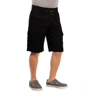 black short cargo pants