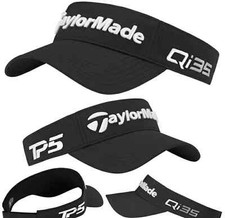 Gorra visera de golf modelo radar Taylormade Tour Qi35 2025 TK221 negra