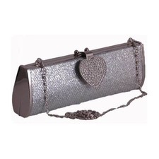 Womens Framed Studded Formal Prom Wedding Bridal Party Evening Purse Clutch Bag