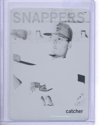 2013 Topps Heritage Minors Bruce Maxwell Black Printing Plate 1/1 Beloit Snapper