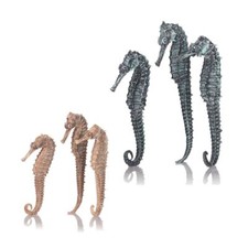 OASE BIORB 3 PACK SEAHORSE AQUARIUM DECORATION ORNAMENT BLACK NATURAL FISH TANK