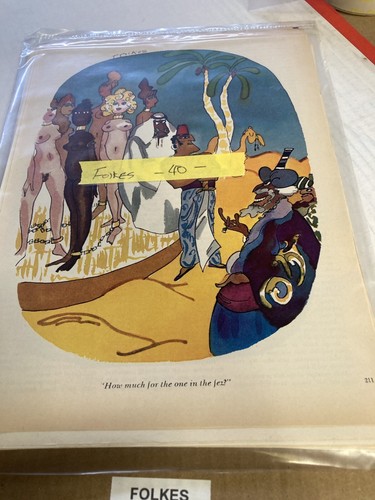 Lote de 120 INTERLAND, ERIKSON, Folkes página de revista completa cómics dibujos animados arte - Imagen 4 de 4