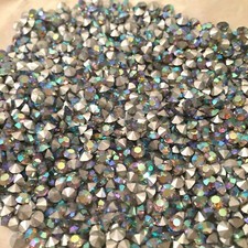 Piedras vintage N103, diamantes de imitación Swarovski PP32 lavanda AB, laminado en plata (72)