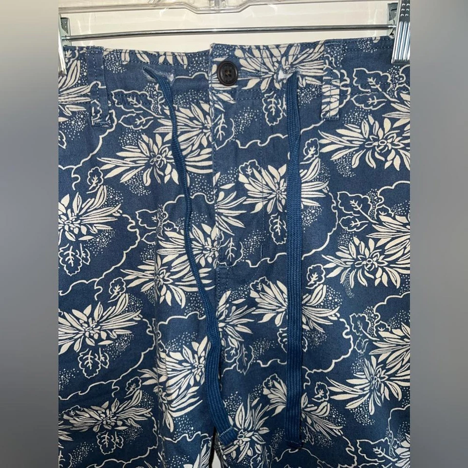 Nuevo con etiquetas Cordón Azul Marino Estampado Floral Hawaiano Marca Lucky Talla 32 Foto 3 de 4
