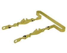 ORIGINAL F&R VINTAGE LOWRIDER 20" Bicycle Wing Twisted Bumper Gold Front/Rear