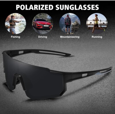 STORYCOAST Lentes de sol deportivos polarizados para hombres y mujeres,