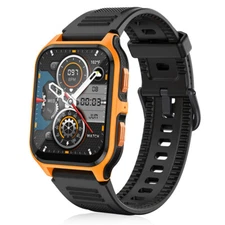 2024 Blood Pressure Smart Watch Men Military Fitness Tracker Wristwatch US