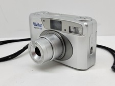 Vivitar PZ3560 DB Date Back 35mm Point  Shoot Film Camera - Tested Working - L