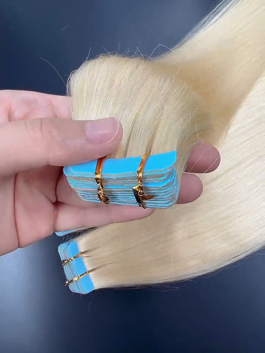 Tape in Human Hair Extensions 100% Remy Hair 20pcs Long Straight Silky for Women - Video 1 of 1
