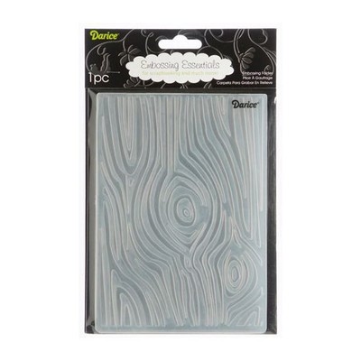Darice Embossing-Prägeschablone wood grain 12,7x17,8cm