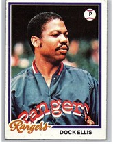 1978 Topps Baseball Card Single - #209 Dock Ellis