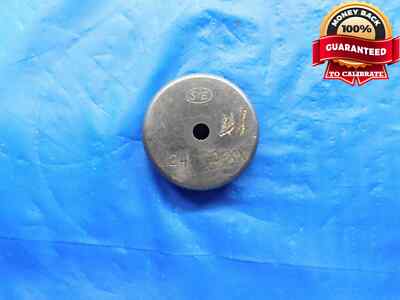 .1248 CL XX CARBIDE MASTER PLAIN BORE RING GAGE .1250 -.0002 UNDERSIZE 1/8 3 mm