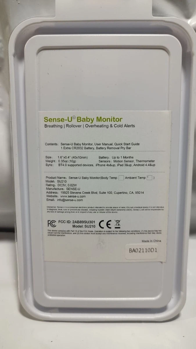 Sense-U Smart Baby Abdominal Movement Monitor - Pink | eBay