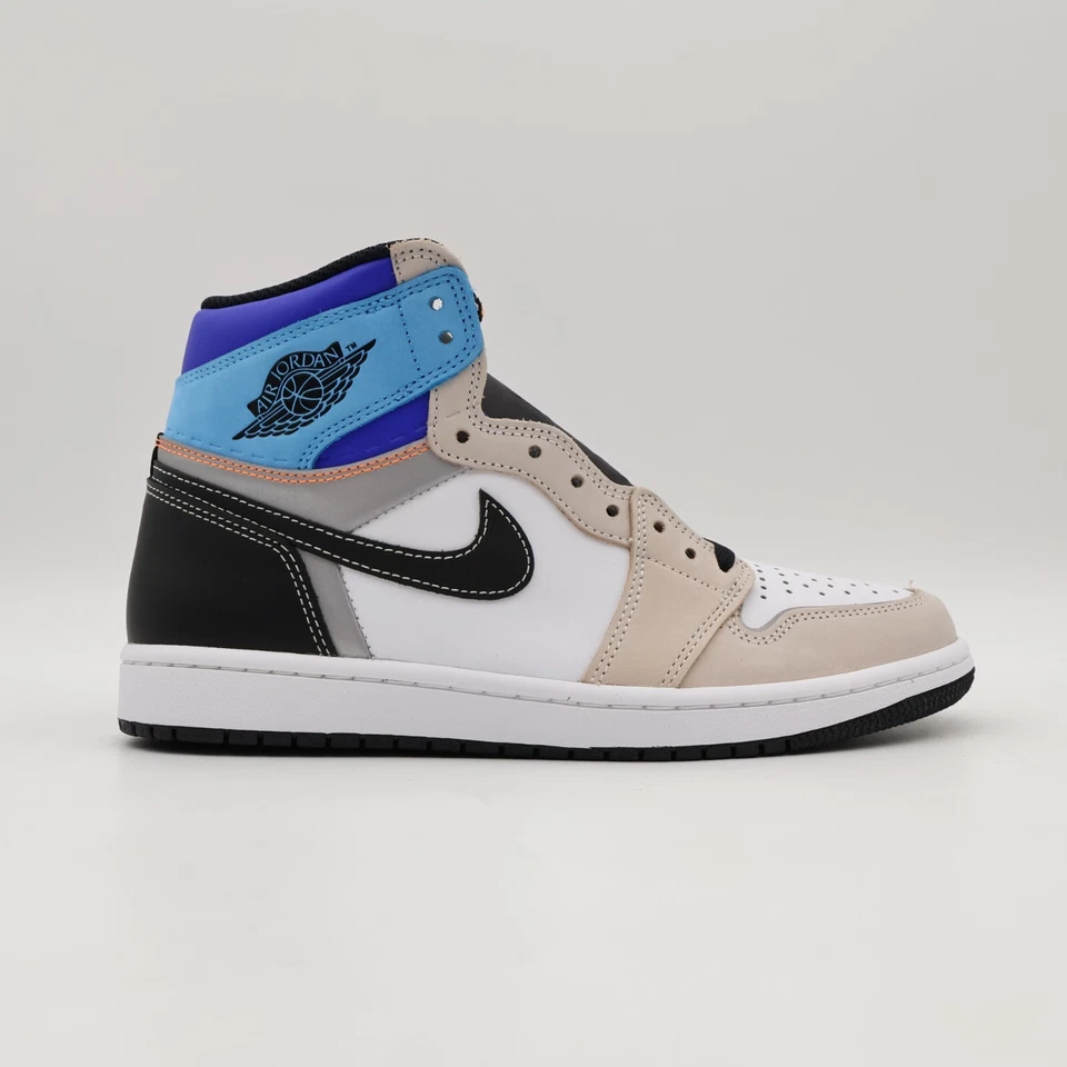 DC6515-100 Nike Air Jordan 1 Retro High OG Prototype Black White Blue Orange - Image 3 of 4