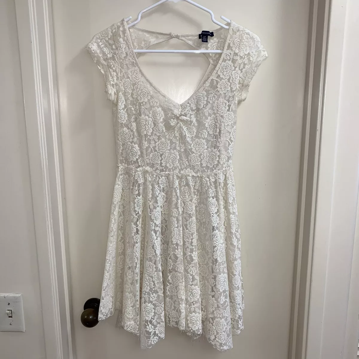American eagle white lace clearance dress