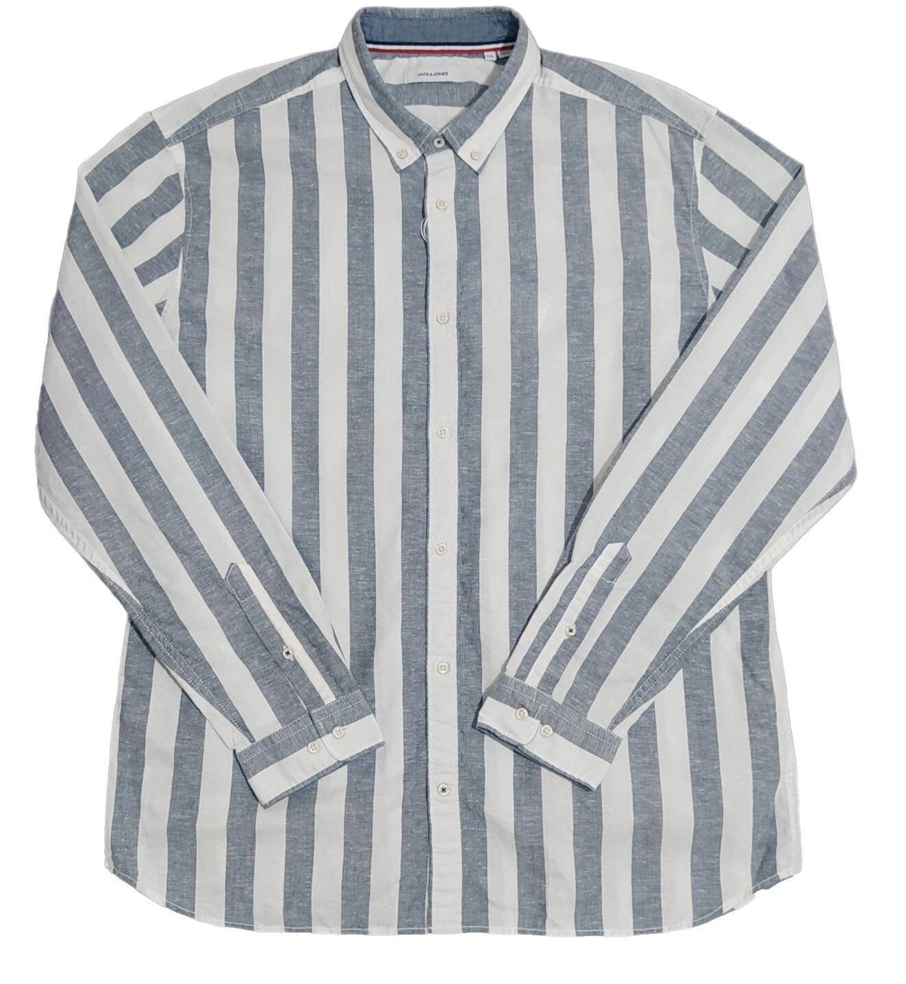 Lino Western Informal Con Botones camisas para hombres