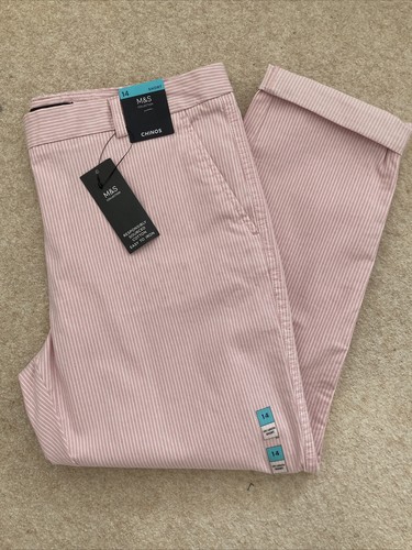 MARKS \u0026 SPENCER WOMENS PINK \u0026 WHITE PIN 