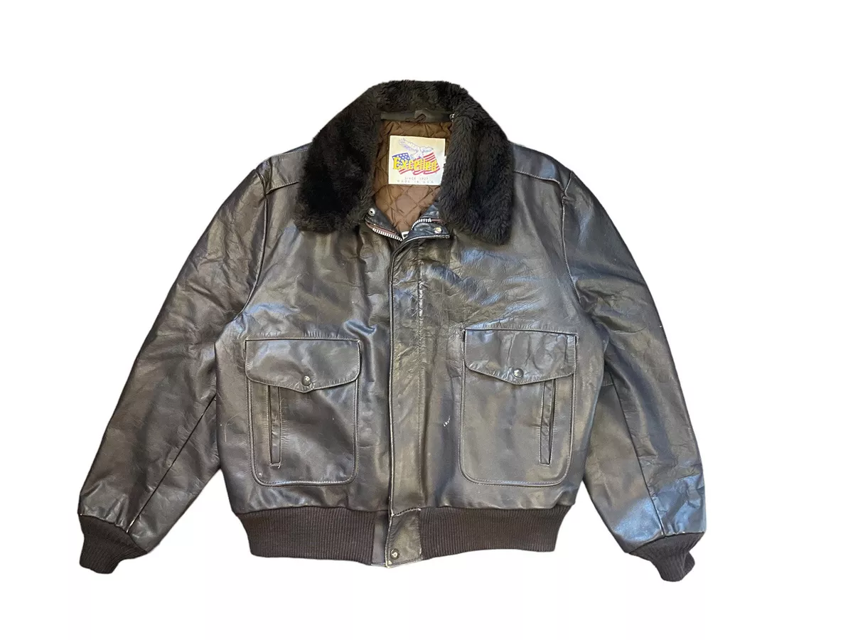 Mens leather online flying jackets ebay