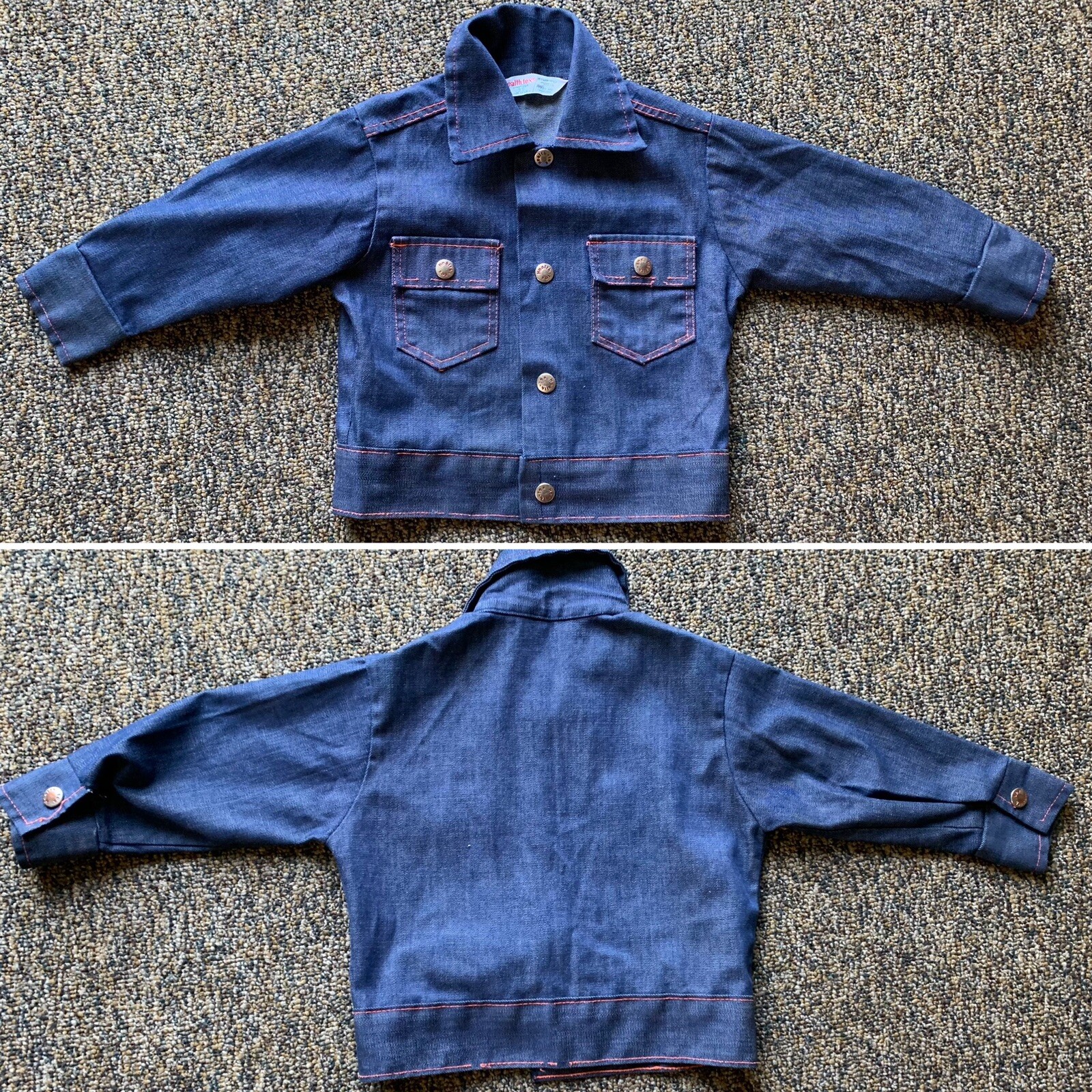 Vintage Healthtex Stantogs Selvedge Denim Jacket … - image 5