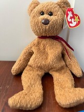 TY Beanie Babies Curly The Bear. P.V.C  RARE with Errors. In Excellent condition