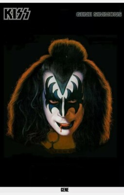 1 of 4 available, GENE SIMMONS OF KISS, SOLO ALBUM REPRINT POSTER