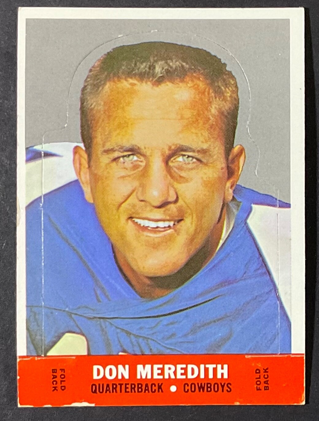 1968 TOPPS STANDUP # 16 DON MEREDITH INSERT   