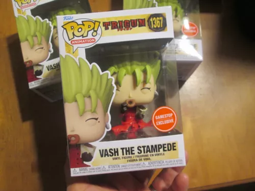 FUNKO POP TRIGUN VASH THE STAMPEDE # 1367 EXCLUSIVE GAMESTOP
