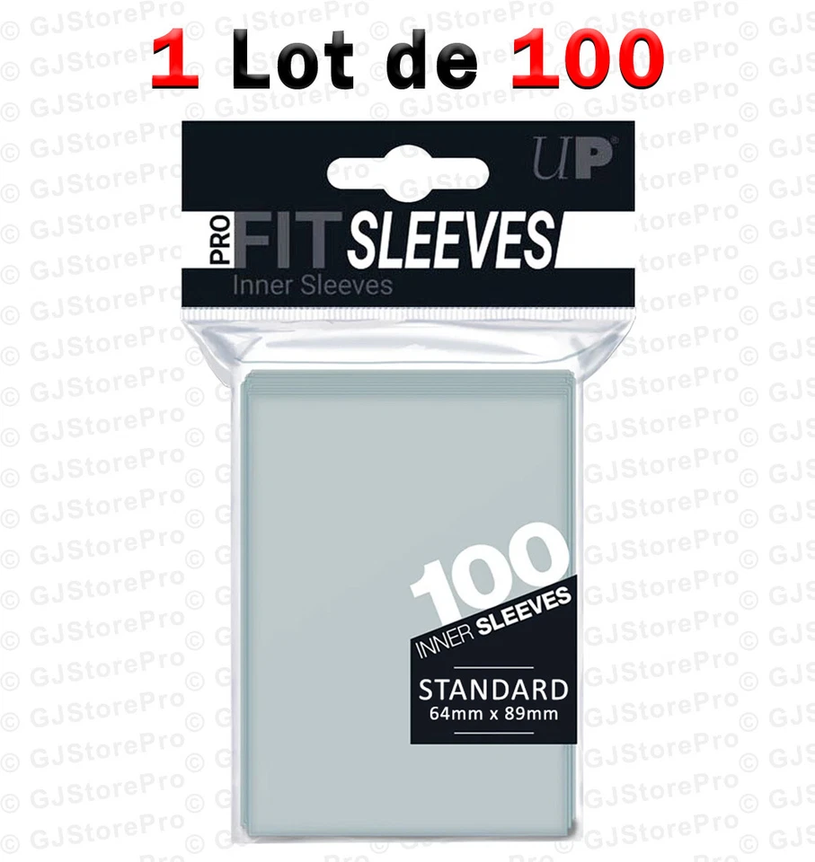 Protège Cartes Ultra PRO STANDARD PRO-FIT 64x89mm Sleeves - Pour Pokémon Magic - Photo 3/4