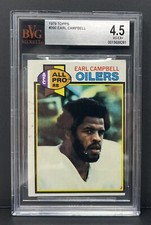 1979 Topps Earl Campbell RC #390 - BVG 4.5