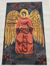 Gorgeous Birds of a Feather DI704 HERALD ANGEL 13Ct Mesh Needlepoint Canvas