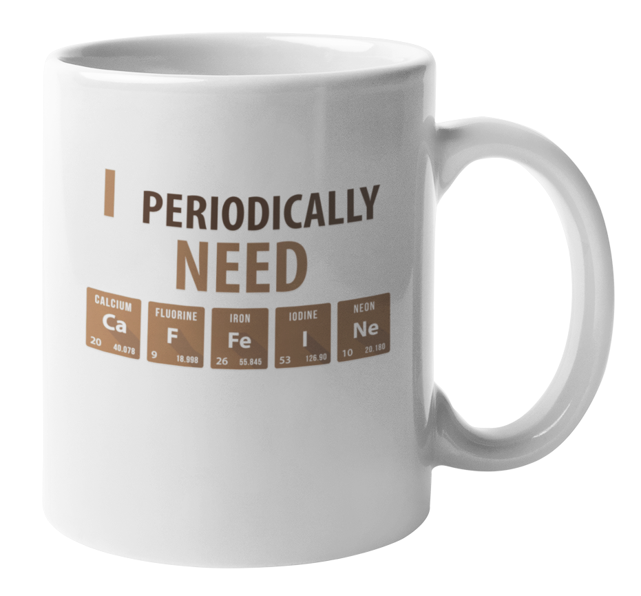 Caffeine Chemistry Pun Coffee & Tea Mug