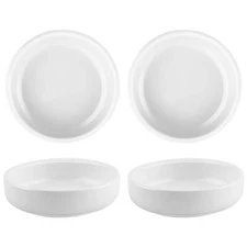 3.5" Ceramic Soy Dipping Sauce Dishes Set Of 4 Small Porcelain Seasoning Dish Mu