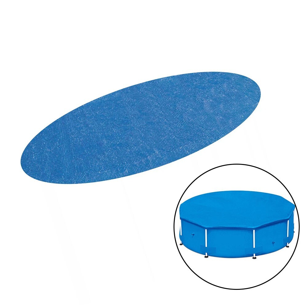 Cubierta de piscina redonda para piscinas familiares impermeable y reutilizable y quitar