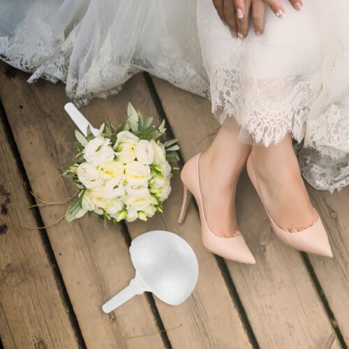 Porte-bouquet artificiel pour bouquets de soie - poignée de bouquet de mariage accessoire - Photo 1 sur 10