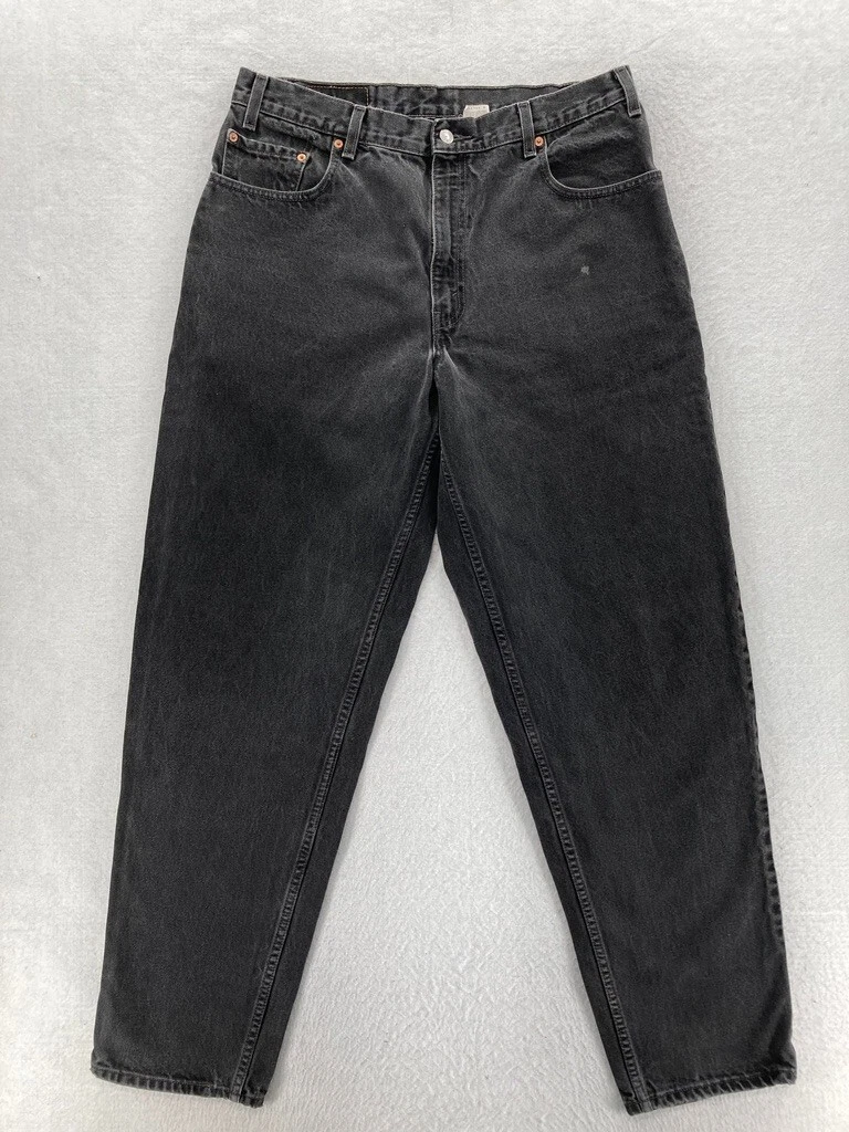 Black levi's 560 top comfort fit jeans