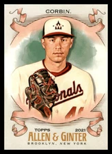 2021 Topps Allen & Ginter Patrick Corbin #345 Washington Nationals