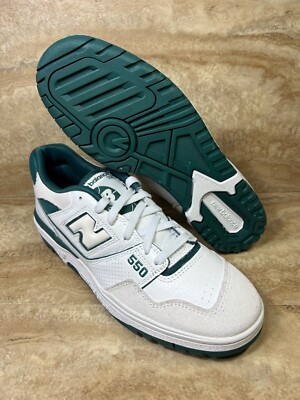 Mens Size 9.5 New Balance 550 Low White Vintage Teal  display picture 1