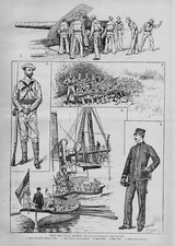 NAVAL RESERVE OFFICER BOAT SHORE AND GUN DRILL READY TO FIRE ABLE SEAMEN ROWING