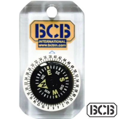 BCB Mini Kompass ölgefüllt und gepolstert montiert ätherische Outdoor Navigation