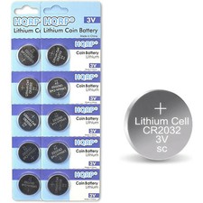 10x HQRP 3V CR2032 Pilas de Bot n Litio para PetSafe RFA-35 RFA-35-11 Reemplazo