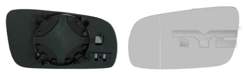 TYC 337-0014-1 Spiegelglas, Außenspiegel for  SEAT SKODA VW