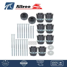 Body Mount Bushing Kit Fit For Ford F250 2008-2016 Super Duty 2WD 4WD KF04060BK