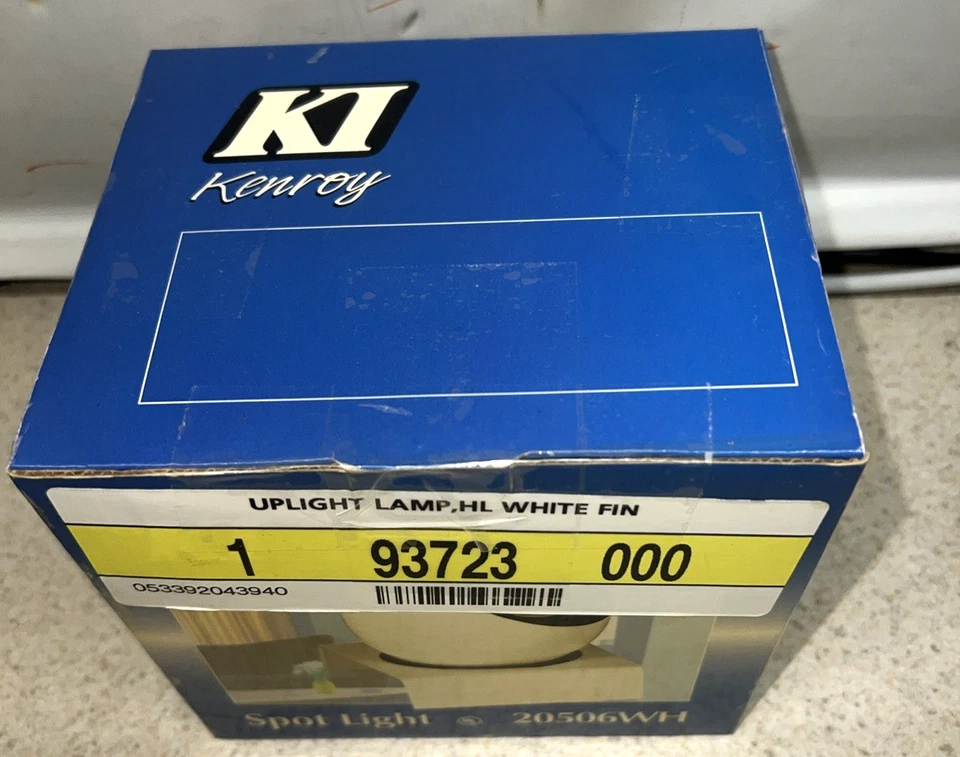 Luz puntual blanca Kenroy Home 20506WH nueva en caja Foto 2 de 4