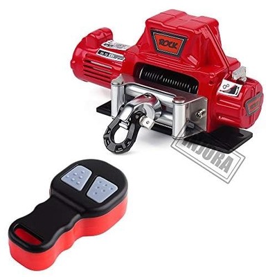 Metal Automatic Winch Wireless Remote Controller System for 1:10 RC Crawler C...