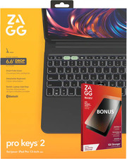 ZAGG - Pro Keys 2 for Apple iPad Pro 13" M4/M5  Glass XTR3 Protector BUNDLE