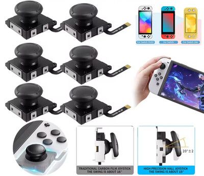 Nintendo Switch Joy Con Replacement Analog Hall Effect stick -Pair