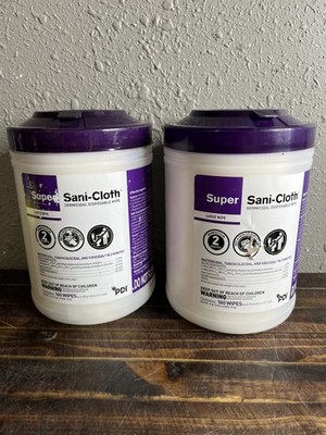 PDI Super Sani-Cloth Germicidal Wipes 160 Count Two Pack Large Wipes