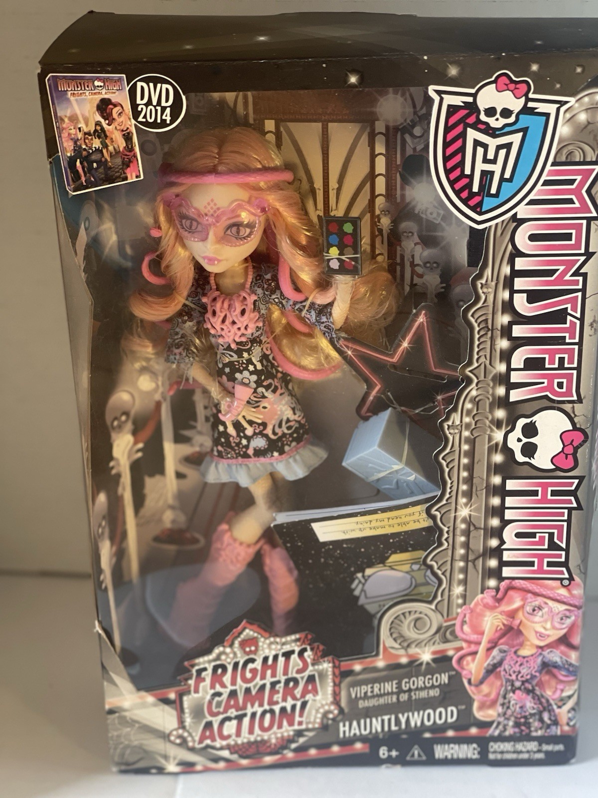 2013 Monster High VIPERINE GORDON Doll Frights Camera Action